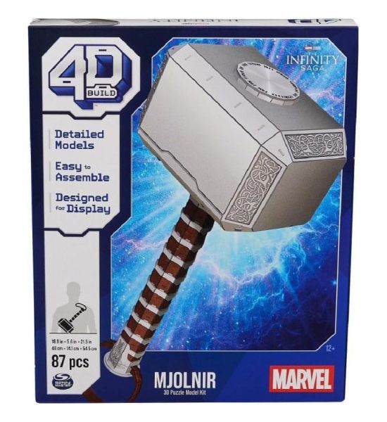 Marvel: Thor Mjolnir Hammer 4D Build 3D Puzzle Preorder