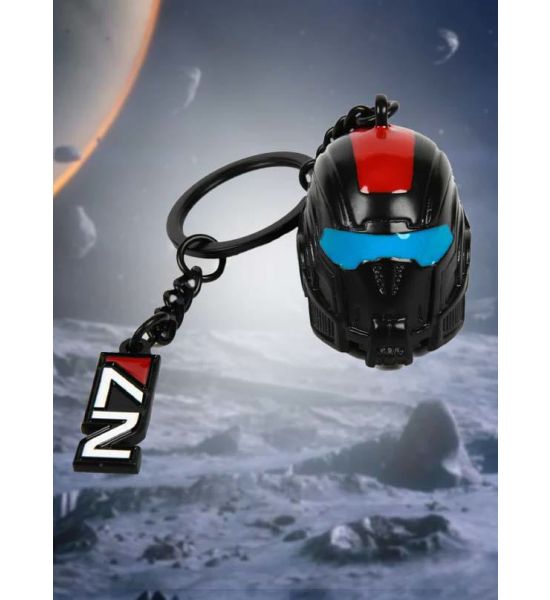 Mass Effect: N7 Helmet Metal Keychain