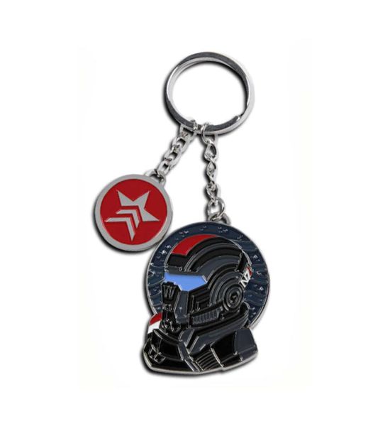 Mass Effect: Shepard Morality Metal Keychain