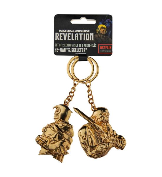 Masters of the Universe: He Man & Skeletor 2-Pack Keychain Preorder