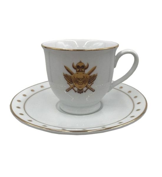 Masters of the Universe: Revelation - Castle Grayskull Crest Porcelain Cup and Saucer Set Preorder