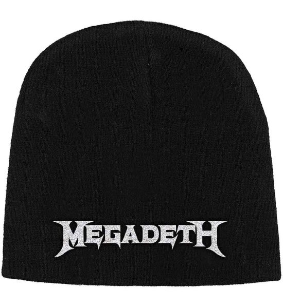 Megadeth: Logo - Black Beanie Hat Preorder