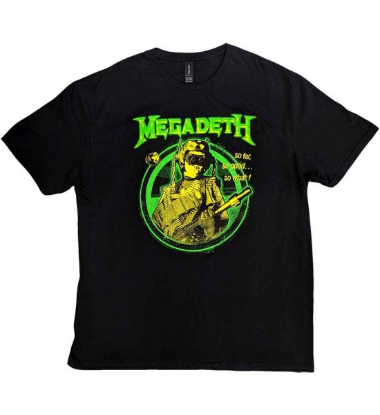 Megadeth: SFSGSW Hi-Contrast - Black T-Shirt