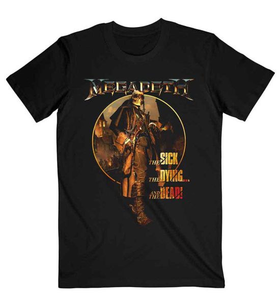 Megadeth: The Sick, The Dying … And the Dead Circle Album Art - Black T-Shirt