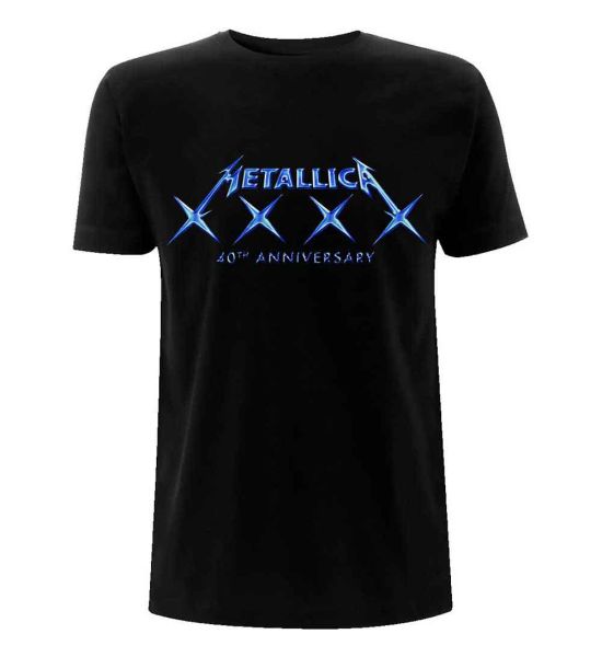 Metallica: 40 XXXX - Black T-Shirt