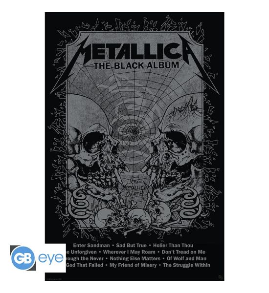 Metallica: Black Album Poster (91.5x61cm)