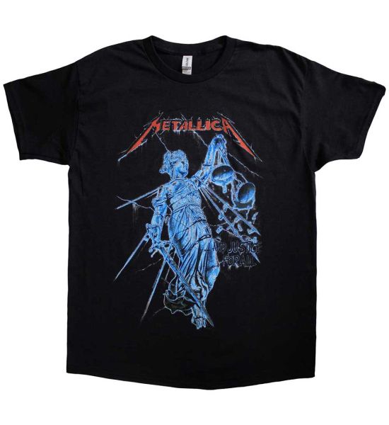 Metallica: Blue Justice - Black T-Shirt