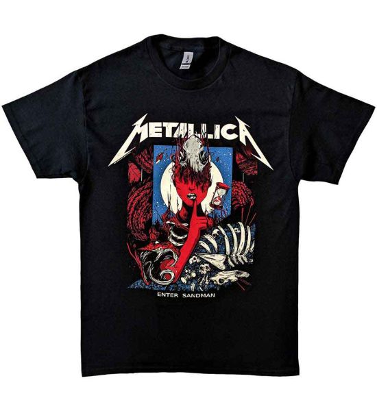 Metallica: Enter Sandman Poster - Black T-Shirt