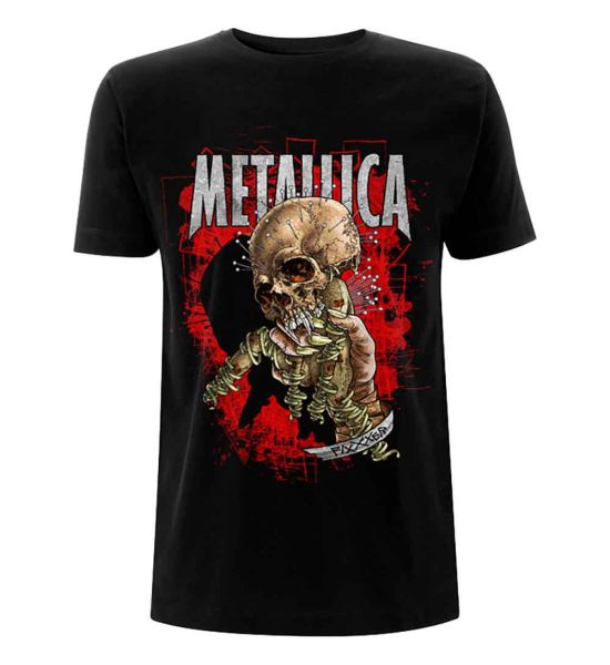 Metallica: Fixxxer Redux - Black T-Shirt