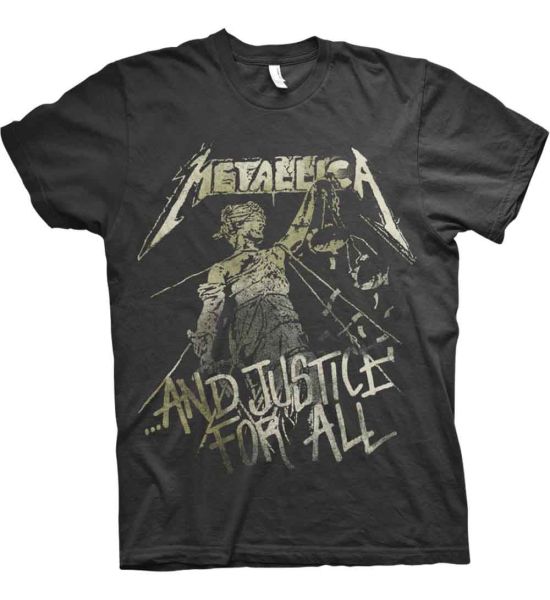 Metallica: Justice Vintage - Black T-Shirt