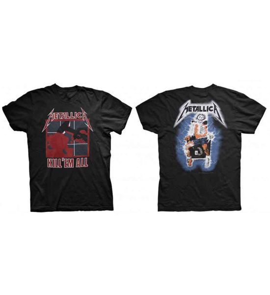 Metallica: Kill 'Em All (Back Print) - Black T-Shirt