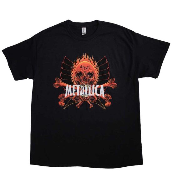 Metallica: Rebel - Black T-Shirt