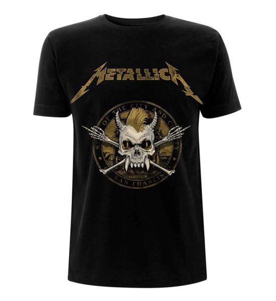 Metallica: Scary Guy Seal - Black T-Shirt