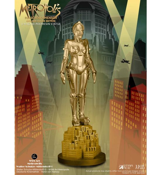 Metropolis: Maschinenmensch Metallic Gold 1/4 Statue (40cm) Preorder