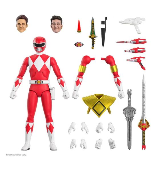 Mighty Morphin Power Rangers: Red Ranger Ultimates Action Figure (18cm) Preorder