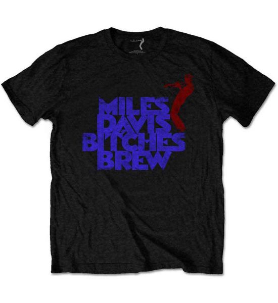 Miles Davis: Bitches Brew Vintage - Black T-Shirt