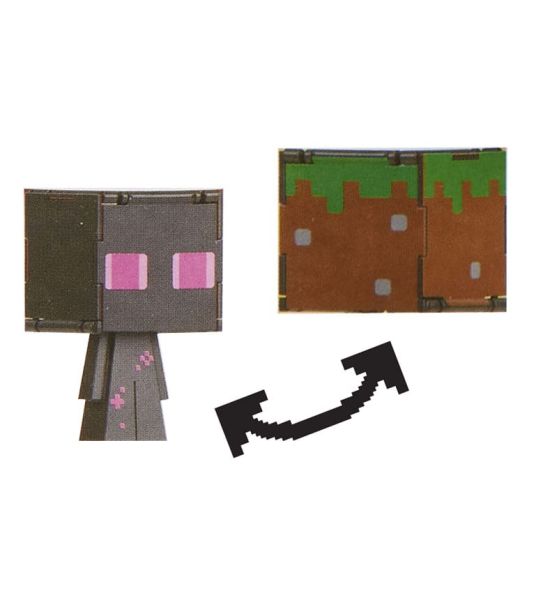 Minecraft: Enderman & Grass Block Flippin Action Figure Preorder