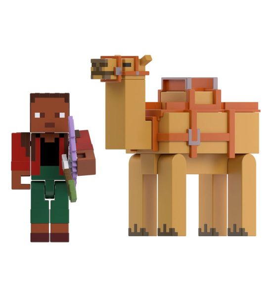 Minecraft Legends: Alex vs Camel 2-Pack Action Figure (8cm)