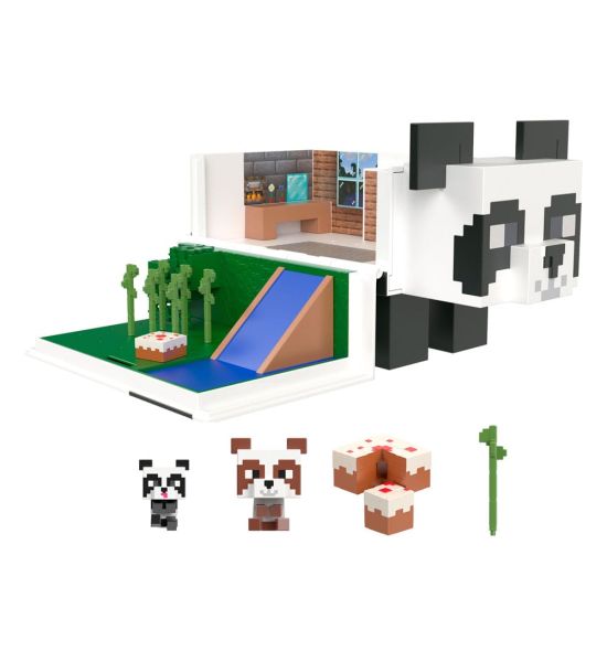 Minecraft: Panda Playhouse Mob Head Minis Playset Preorder