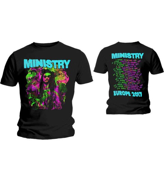 Ministry: Trippy Al (Back Print) - Black T-Shirt