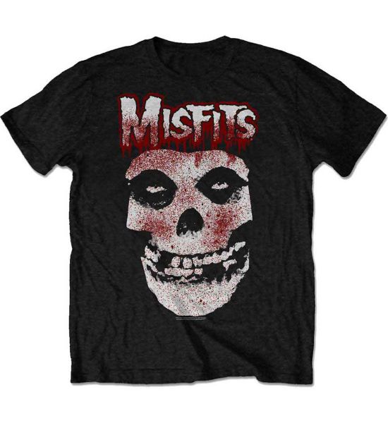 Misfits: Blood Drip Skull - Black T-Shirt