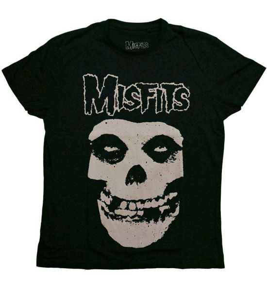 Misfits: Logo & Fiend - Black T-Shirt