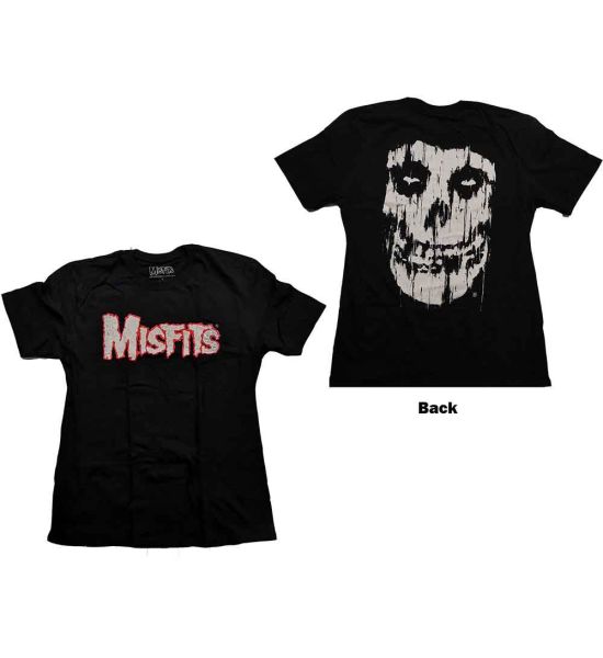 Misfits: Streak (Back Print) - Black T-Shirt