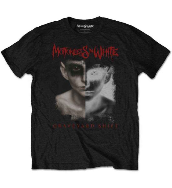 Motionless In White: Split Screen - Black T-Shirt