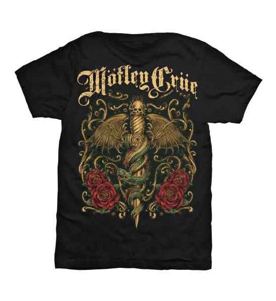 Motley Crue: Exquisite Dagger - Black T-Shirt