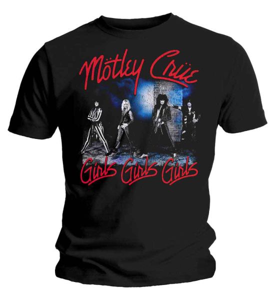 Motley Crue: Smokey Street - Black T-Shirt