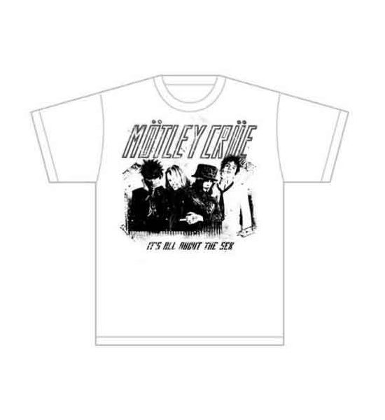 Motley Crue: Stencil - White T-Shirt