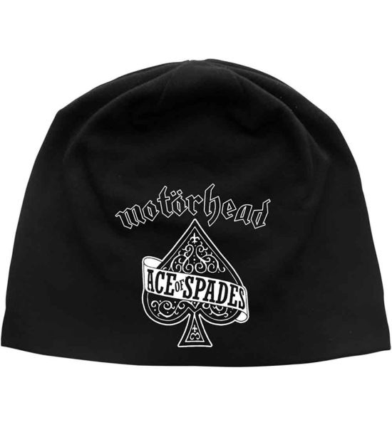 Motorhead: Ace of Spades (Discharge Print) - Black Beanie Hat Preorder