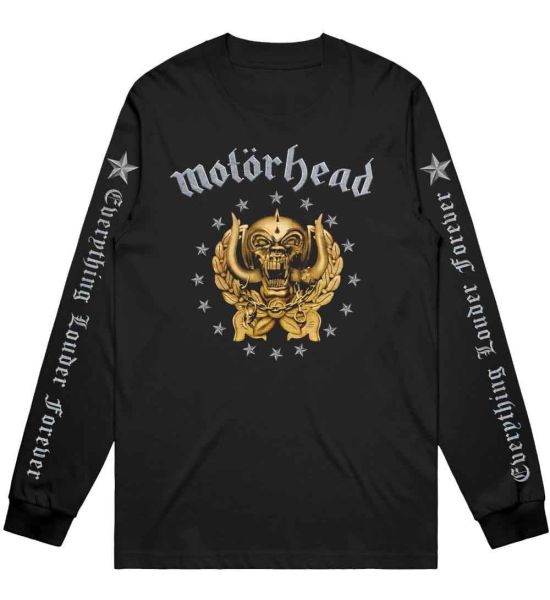 Motorhead: Everything Louder Forever (Sleeve Print) - Black Long Sleeve T-Shirt