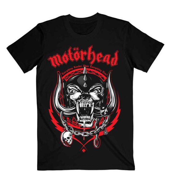 Motorhead: Lightning Wreath - Black T-Shirt