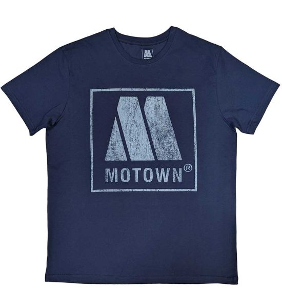 Motown Records: Vintage Logo - Denim Blue T-Shirt