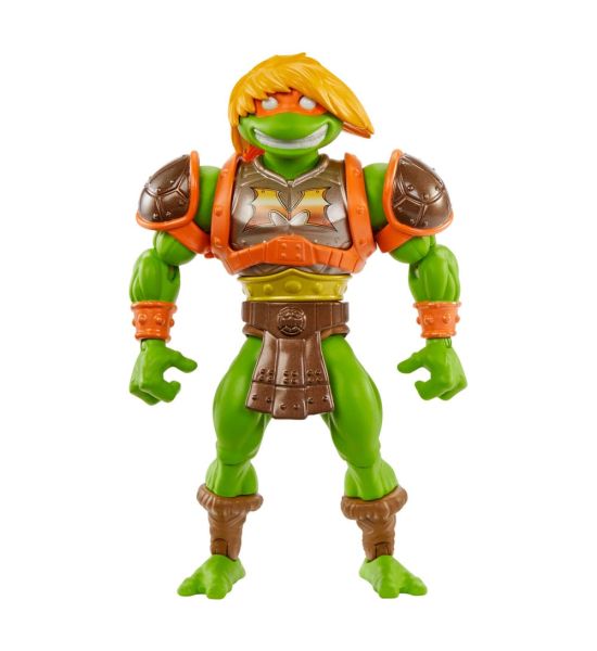 MOTU x TMNT: Michelangelo Turtles of Grayskull Action Figure (14cm) Preorder