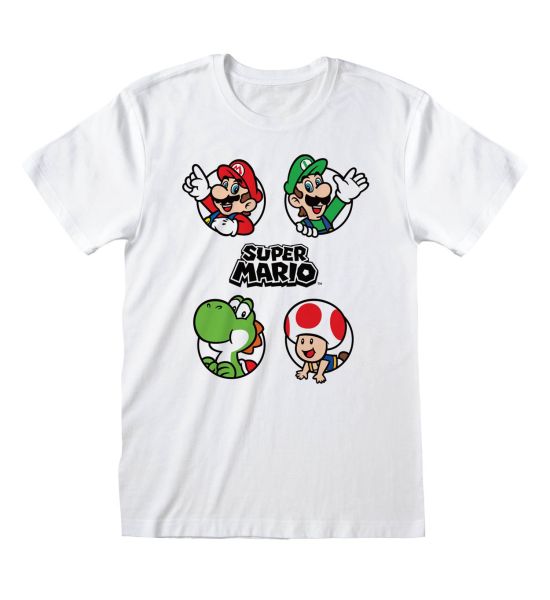 Super Mario Bros: Characters Circles T-Shirt