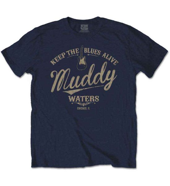 Muddy Waters: Keep The Blues Alive - Navy Blue T-Shirt