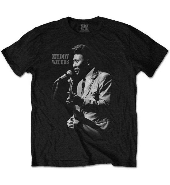 Muddy Waters: Muddy Live - Black T-Shirt