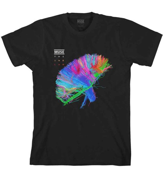 Muse: 2nd Law Album - Black T-Shirt