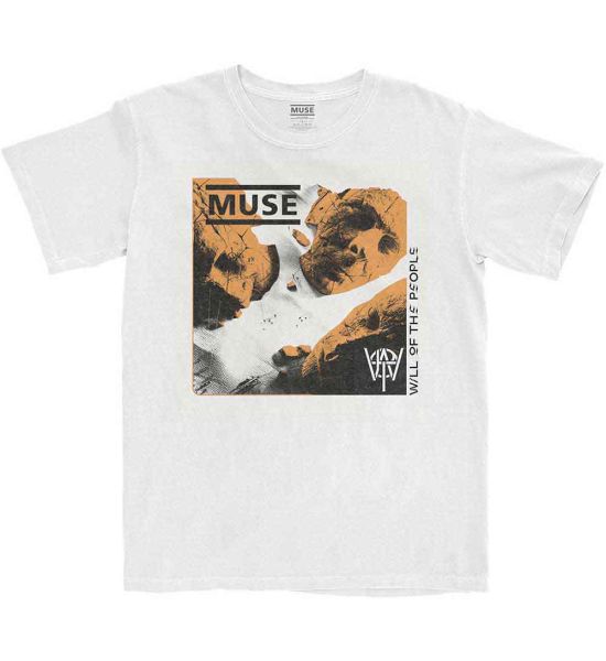 Muse: Will of the People - White T-Shirt