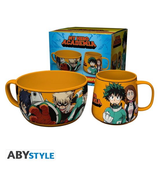 My Hero Academia: Heroes Mug & Bowl Breakfast Set Preorder