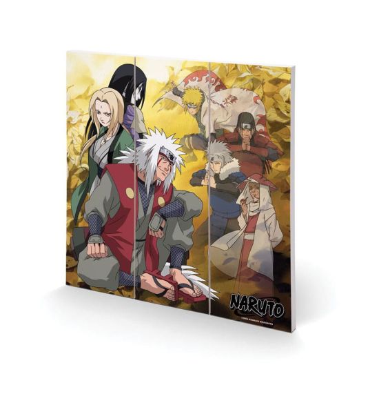 Naruto: Fallen Leaves And Fallen Comrades Wooden Wall Art