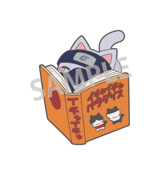 Naruto: Kakashi Hatake Nyaruto! Enamel Pins Mega Cat Project (5cm) (Case of 48) Preorder