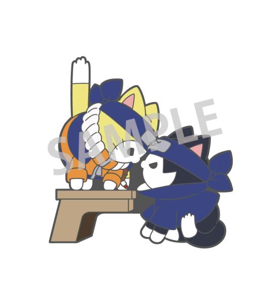 Naruto: Naruto Uzumaki & Sasuke Uchiha Enamel Pins Mega Cat Project (5cm Case) Preorder