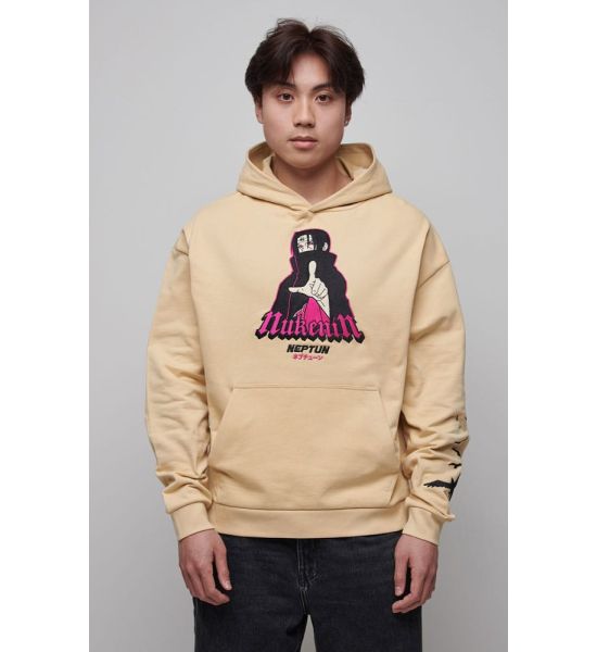 Naruto Shippuden: Hooded Sweater Graphic Beige