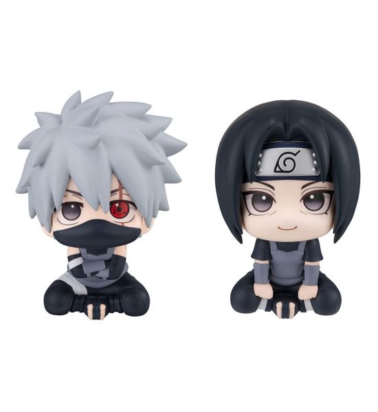 Naruto Shippuden: Kakashi Hatake Anbu Ver. & Itachi Uchiha Anbu Ver. Look Up PVC Statue (11cm) (with gift)