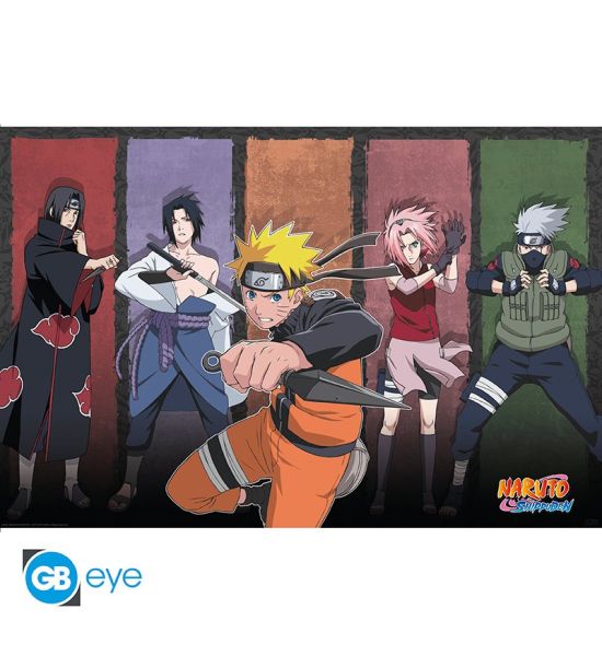 Naruto Shippuden: Naruto & allies Poster (91.5x61cm) Preorder