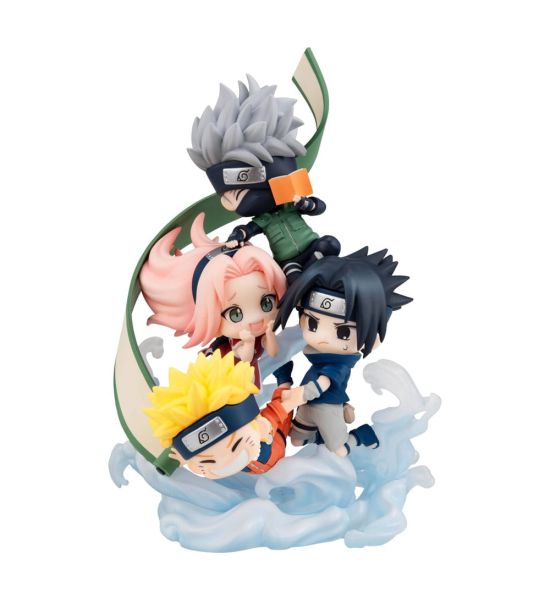 Naruto Shippuden: Team 7 Gather here PVC Mini Statue (13cm) Preorder