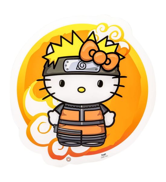 Naruto Shippuden x Hello Kitty: Hello Kitty Naruto LED Wall Lamp Light (30cm) Preorder